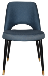 EZ CHAIR ALBURY METAL (SLIM) BLACK BRASS