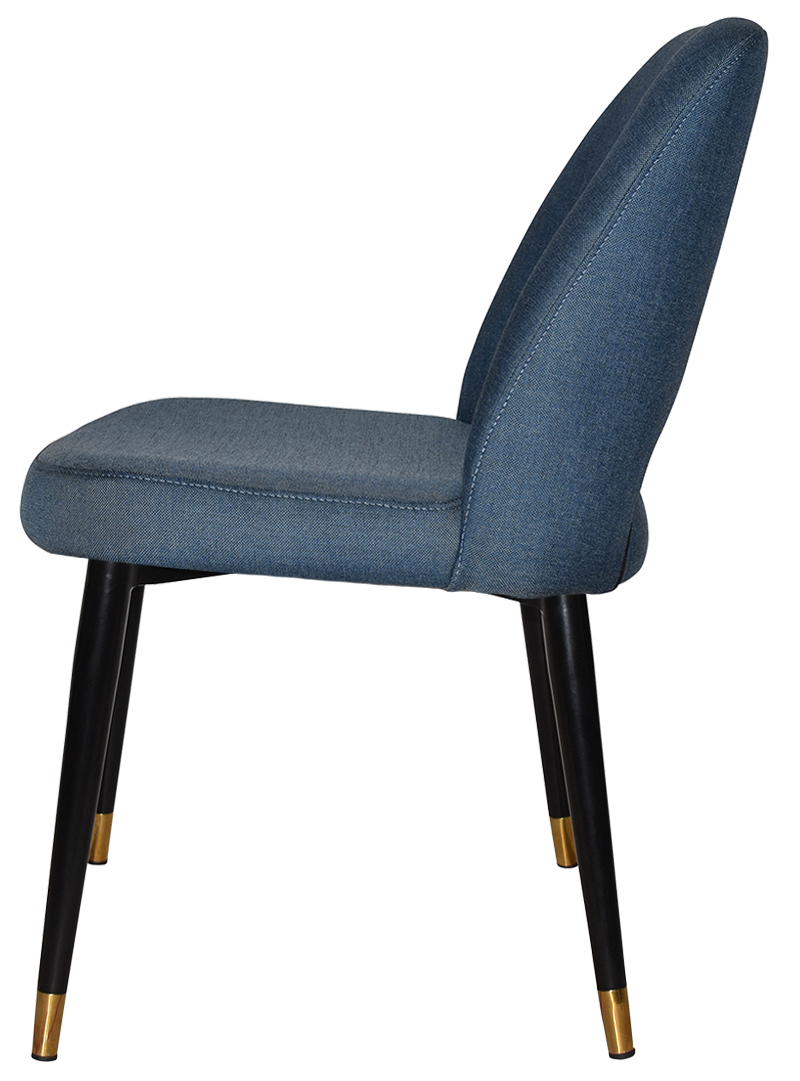 EZ CHAIR ALBURY METAL (SLIM) BLACK BRASS