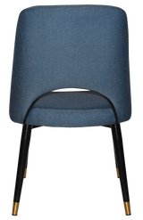 EZ CHAIR ALBURY METAL (SLIM) BLACK BRASS