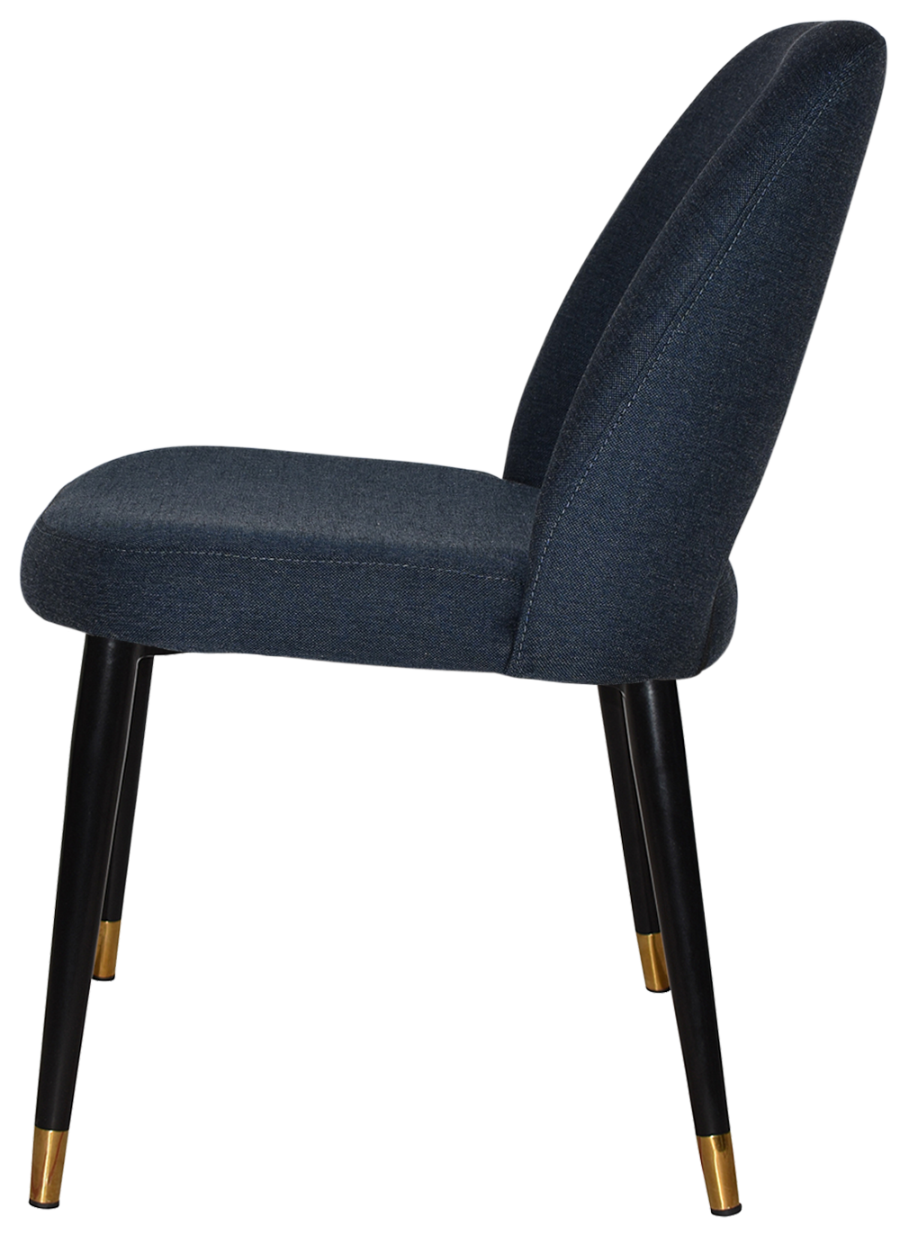 EZ CHAIR ALBURY METAL (SLIM) BLACK BRASS