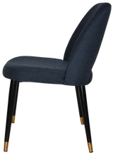 EZ CHAIR ALBURY METAL (SLIM) BLACK BRASS