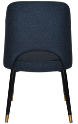 EZ CHAIR ALBURY METAL (SLIM) BLACK BRASS