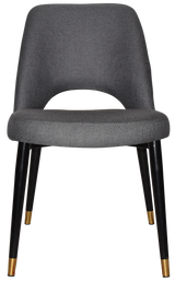 EZ CHAIR ALBURY METAL (SLIM) BLACK BRASS
