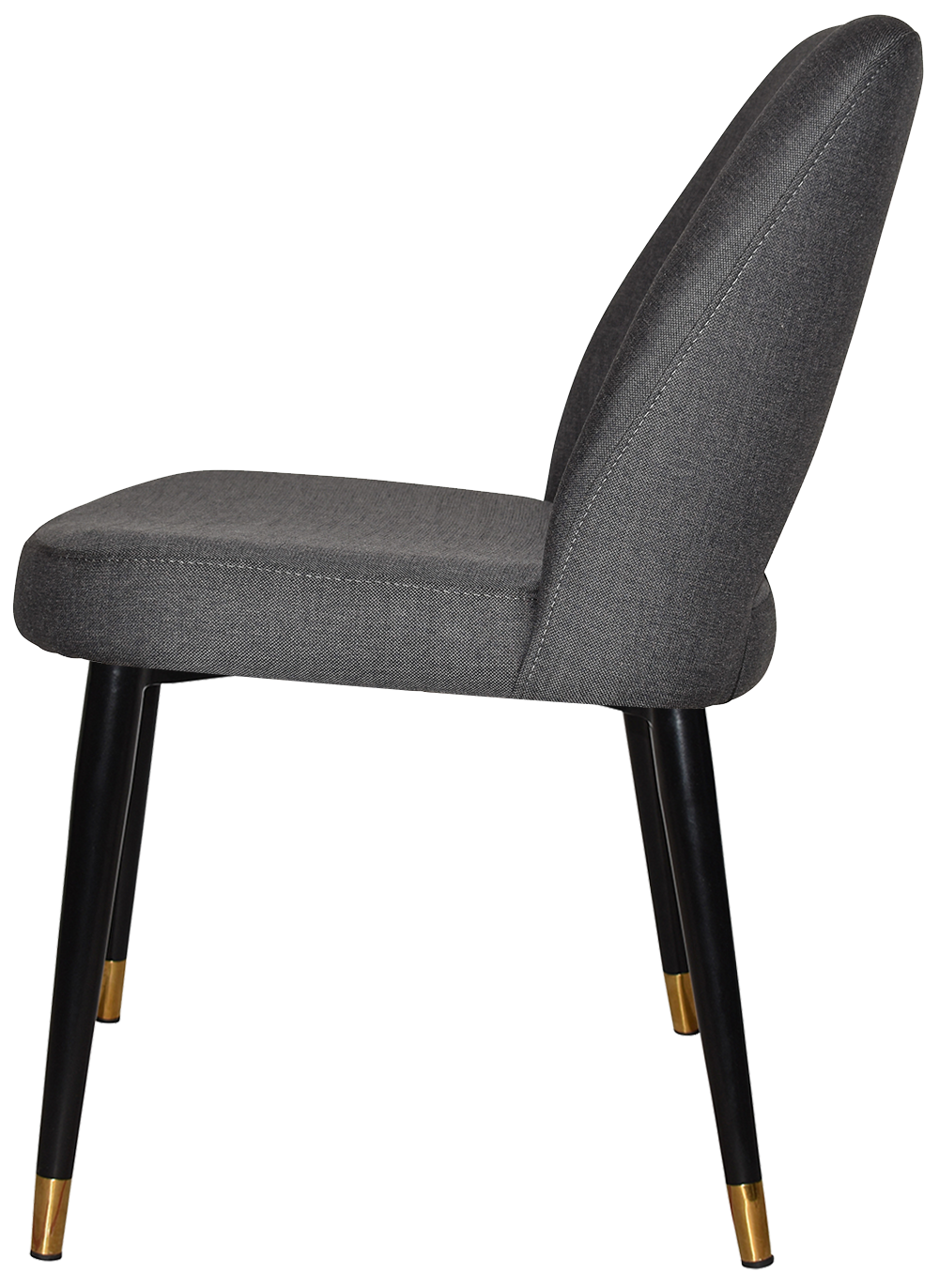 EZ CHAIR ALBURY METAL (SLIM) BLACK BRASS