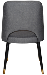 EZ CHAIR ALBURY METAL (SLIM) BLACK BRASS