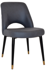 EZ CHAIR ALBURY METAL (SLIM) BLACK BRASS