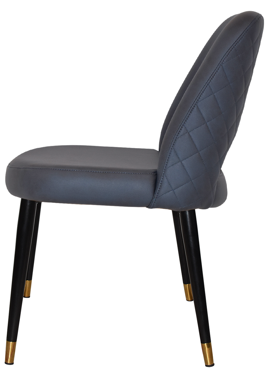 EZ CHAIR ALBURY METAL (SLIM) BLACK BRASS