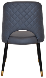 EZ CHAIR ALBURY METAL (SLIM) BLACK BRASS