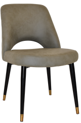 EZ CHAIR ALBURY METAL (SLIM) BLACK BRASS