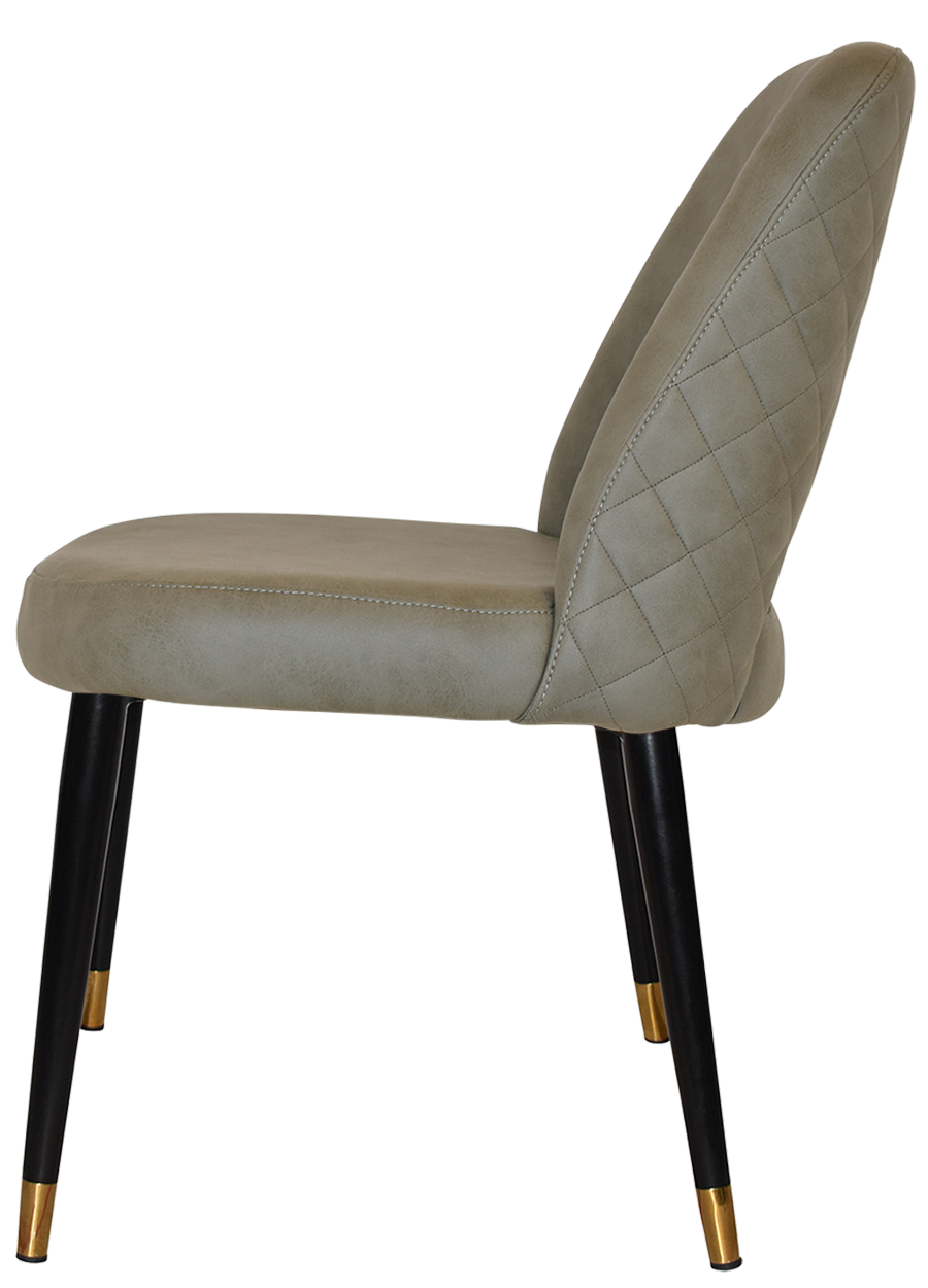 EZ CHAIR ALBURY METAL (SLIM) BLACK BRASS