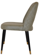 EZ CHAIR ALBURY METAL (SLIM) BLACK BRASS