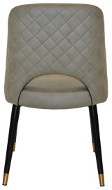 EZ CHAIR ALBURY METAL (SLIM) BLACK BRASS