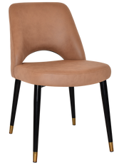 EZ CHAIR ALBURY METAL (SLIM) BLACK BRASS