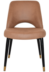EZ CHAIR ALBURY METAL (SLIM) BLACK BRASS