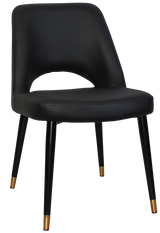 EZ CHAIR ALBURY METAL (SLIM) BLACK BRASS