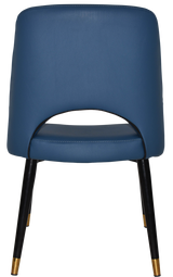 EZ CHAIR ALBURY METAL (SLIM) BLACK BRASS