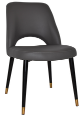 EZ CHAIR ALBURY METAL (SLIM) BLACK BRASS