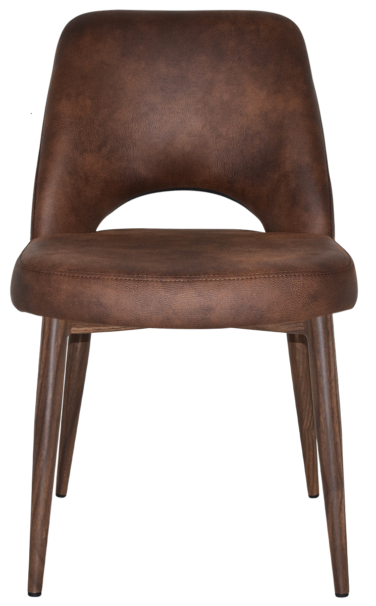 EZ CHAIR ALBURY METAL LIGHT WALNUT