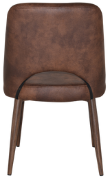 EZ CHAIR ALBURY METAL LIGHT WALNUT