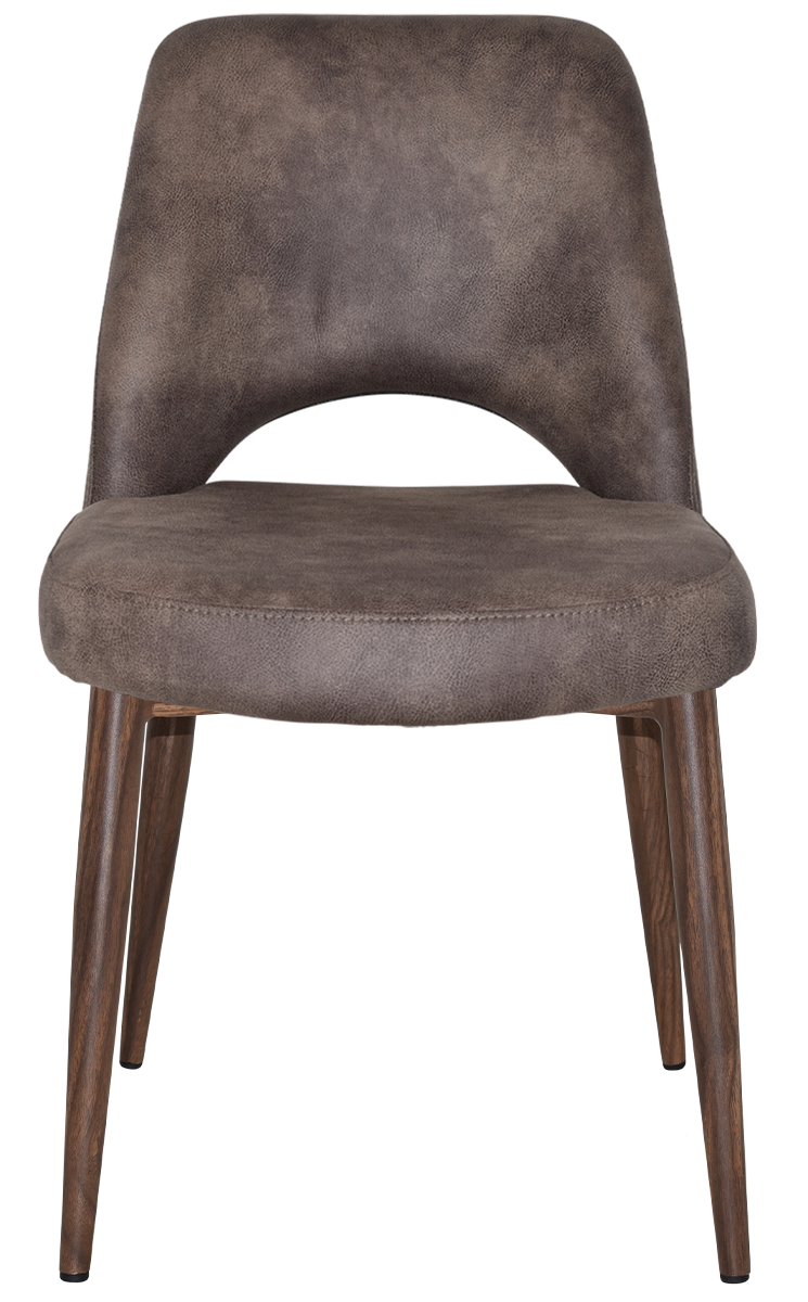 EZ CHAIR ALBURY METAL LIGHT WALNUT