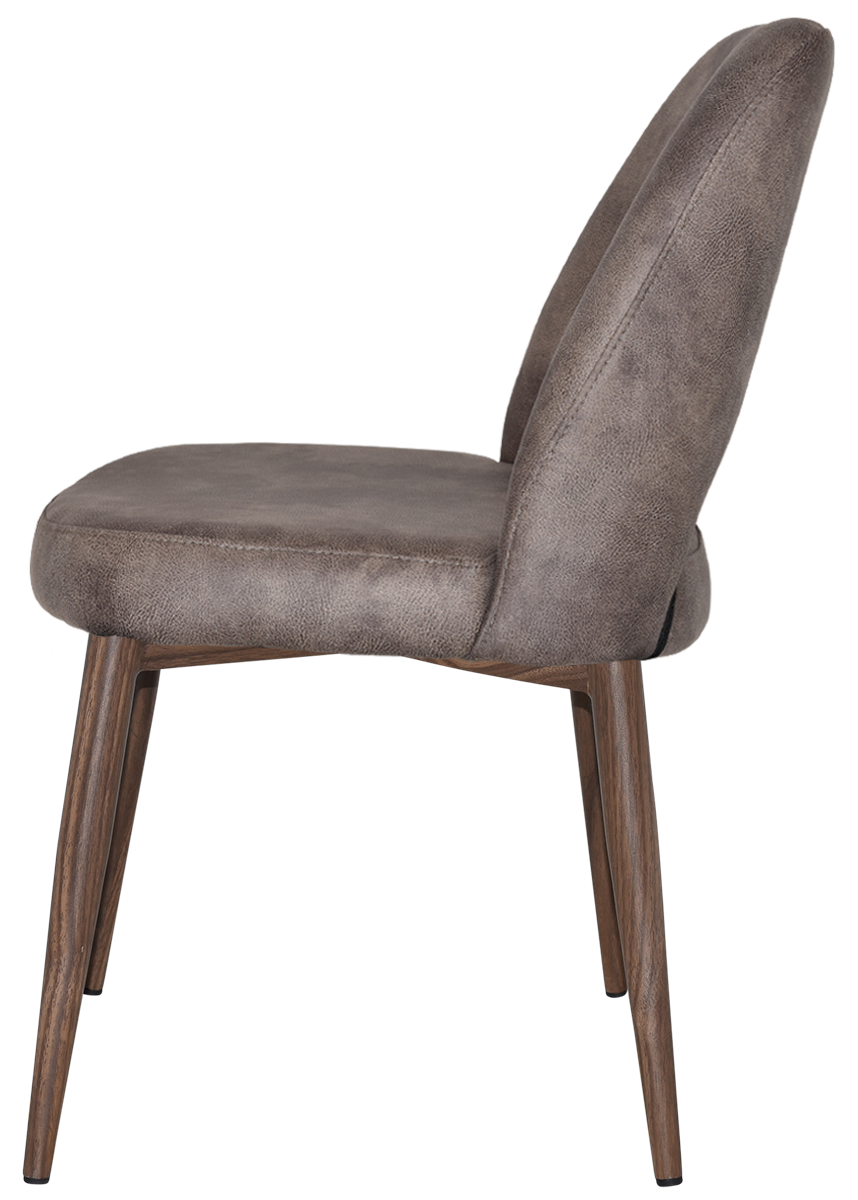 EZ CHAIR ALBURY METAL LIGHT WALNUT