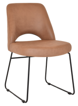 EZ CHAIR ALBURY SLED BLACK
