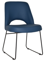 EZ CHAIR ALBURY SLED BLACK