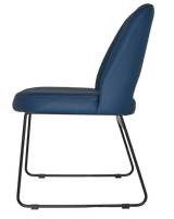 EZ CHAIR ALBURY SLED BLACK