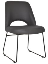 EZ CHAIR ALBURY SLED BLACK
