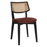 EZ Phoenix Solid Timber Framed Rattan Back Hospitality Dining Chair