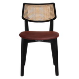 EZ Phoenix Solid Timber Framed Rattan Back Hospitality Dining Chair