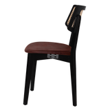 EZ Phoenix Solid Timber Framed Rattan Back Hospitality Dining Chair