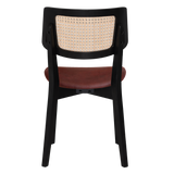 EZ Phoenix Solid Timber Framed Rattan Back Hospitality Dining Chair