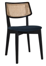 EZ Phoenix Solid Timber Framed Rattan Back Hospitality Dining Chair