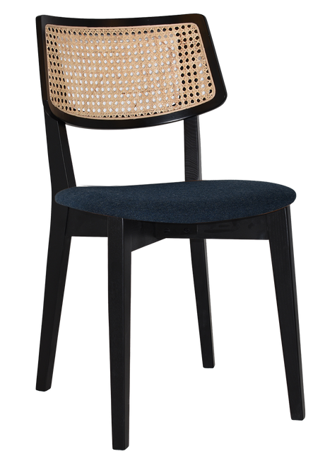 EZ Phoenix Solid Timber Framed Rattan Back Hospitality Dining Chair