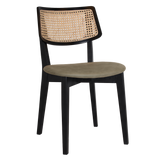 EZ Phoenix Solid Timber Framed Rattan Back Hospitality Dining Chair