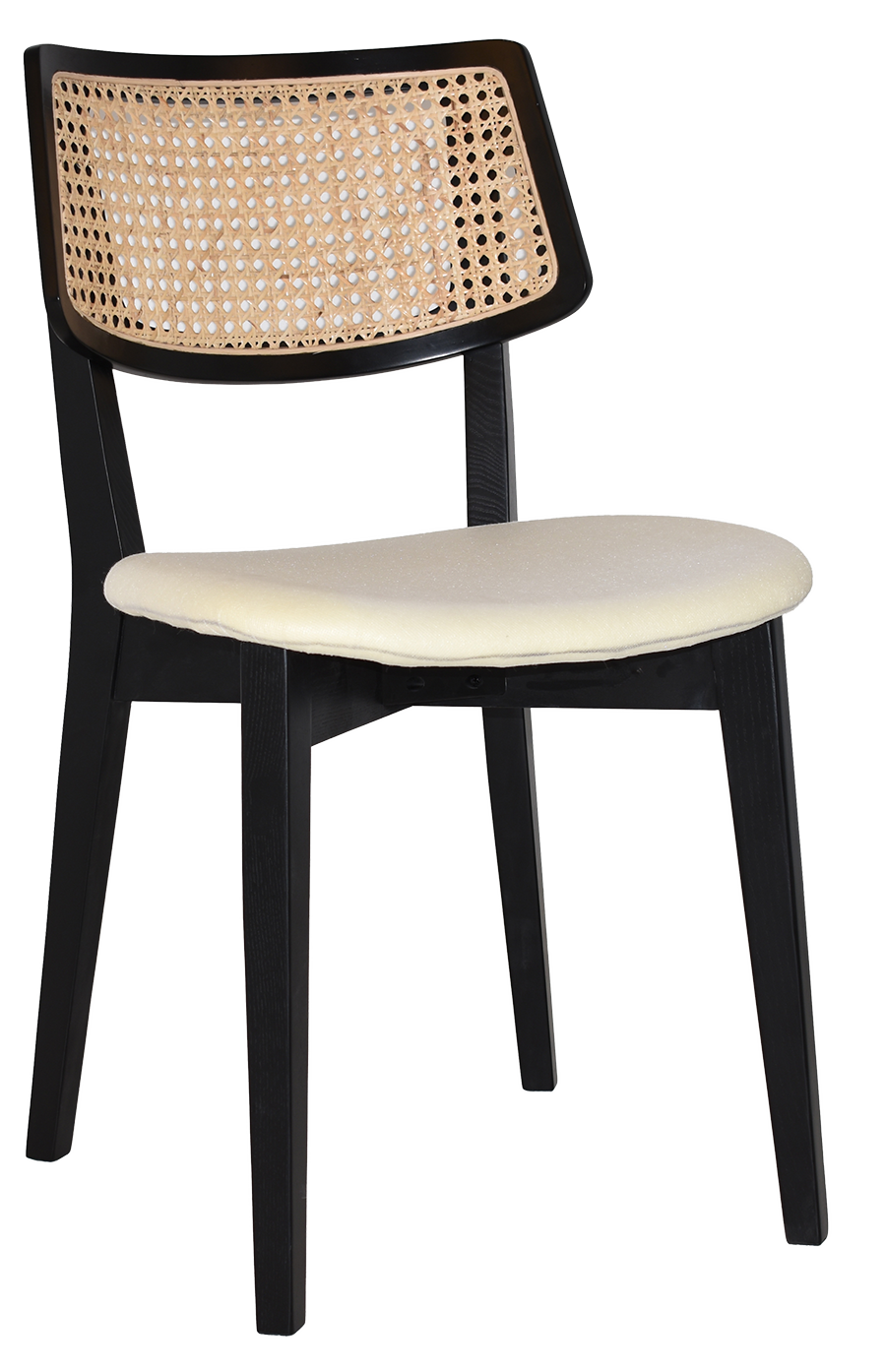 EZ Phoenix Solid Timber Framed Rattan Back Hospitality Dining Chair