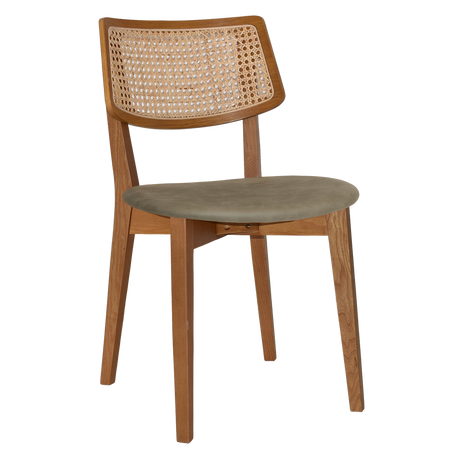 EZ Phoenix Solid Timber Framed Rattan Back Hospitality Dining Chair