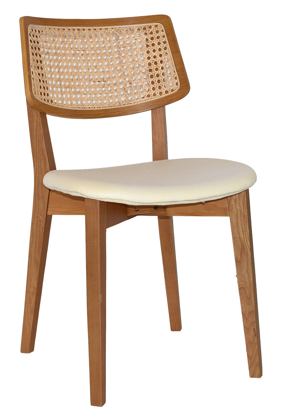 EZ Phoenix Solid Timber Framed Rattan Back Hospitality Dining Chair
