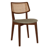 EZ Phoenix Solid Timber Framed Rattan Back Hospitality Dining Chair