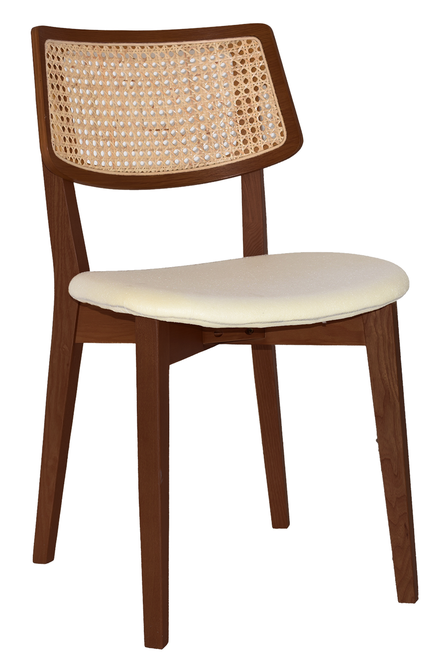 EZ Phoenix Solid Timber Framed Rattan Back Hospitality Dining Chair