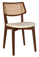 EZ Phoenix Solid Timber Framed Rattan Back Hospitality Dining Chair