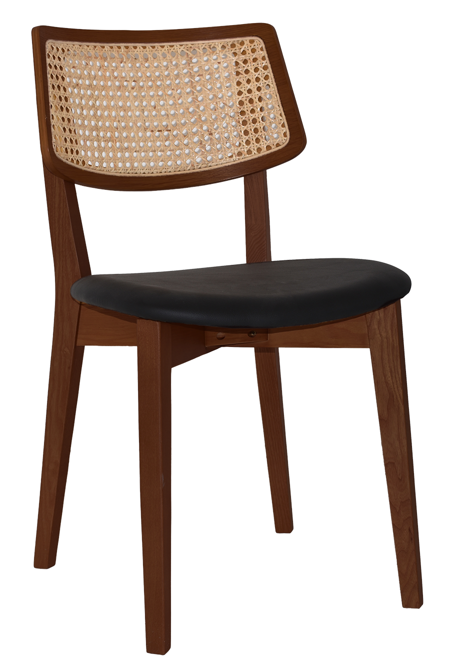 EZ Phoenix Solid Timber Framed Rattan Back Hospitality Dining Chair