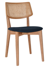 EZ Phoenix Solid Timber Framed Rattan Back Hospitality Dining Chair