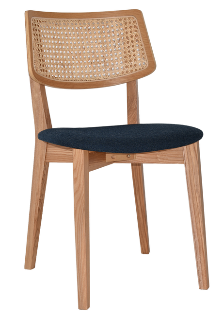 EZ Phoenix Solid Timber Framed Rattan Back Hospitality Dining Chair