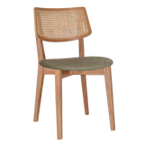 EZ Phoenix Solid Timber Framed Rattan Back Hospitality Dining Chair