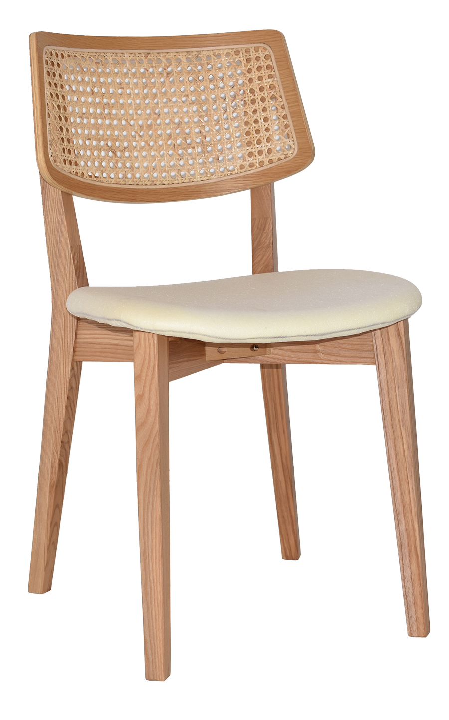 EZ Phoenix Solid Timber Framed Rattan Back Hospitality Dining Chair