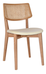 EZ Phoenix Solid Timber Framed Rattan Back Hospitality Dining Chair