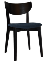 EZ Rialto Black Stained Solid Timber Framed Hospitality Dining Chair