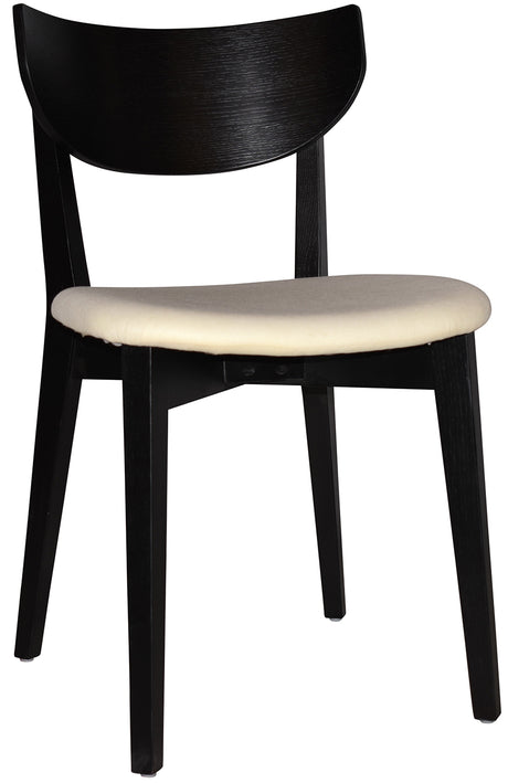 EZ Rialto Black Stained Solid Timber Framed Hospitality Dining Chair